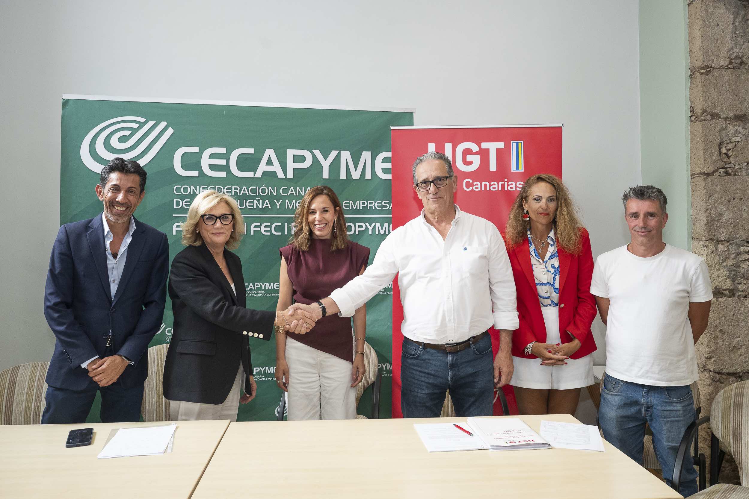 Fedeco-Cecapyme y UGT Canarias firman el Convenio Colectivo del Comercio para la provincia de Las Palmas